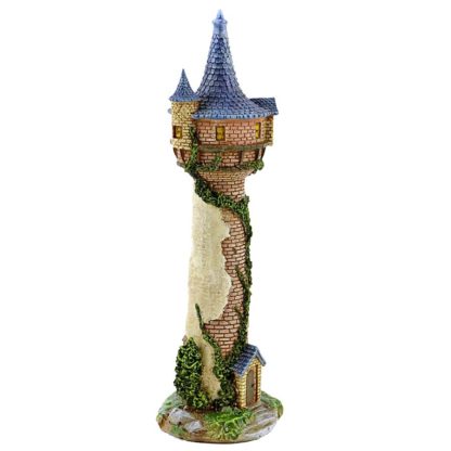 10 Inch fairy garden stone tower for sale