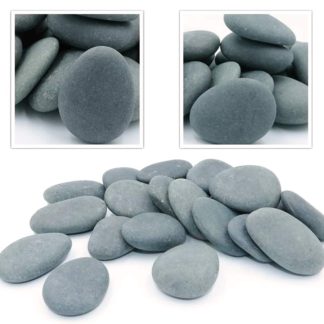 21 smooth river rocks for crafts, painting and kindness stones